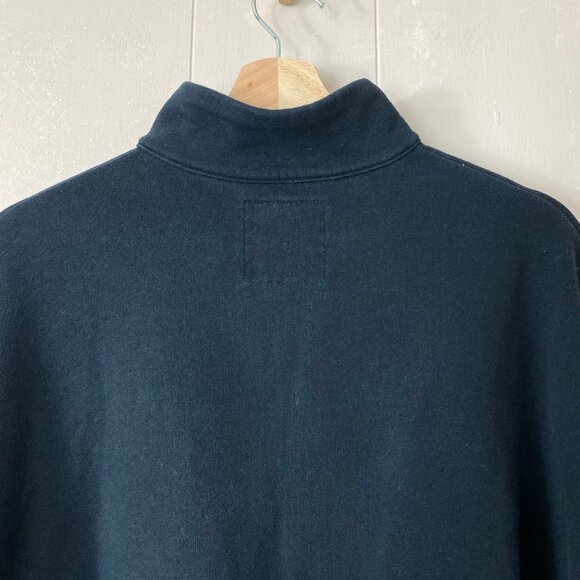 Hollister Black 1/3 Zipped Cropped Sweater Size Small - Picture 6 of 8